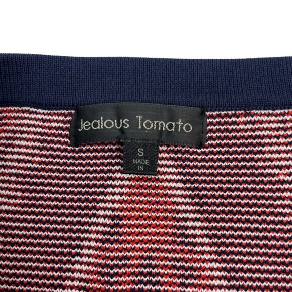 JEALOUS TOMATO Anthropologie Printed Pencil Skirt Sz Small Stretch - Picture 3 of 5